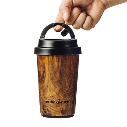 CC-002 330ml Coffee Cup Ceramic Coating-Woodgrain