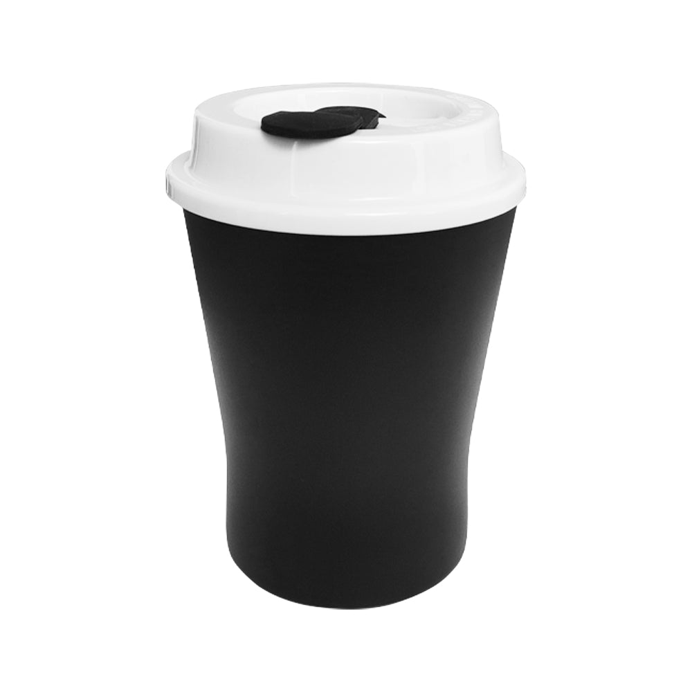 Insulated Enamel Coffee Mug 300ml Capactiy- Black