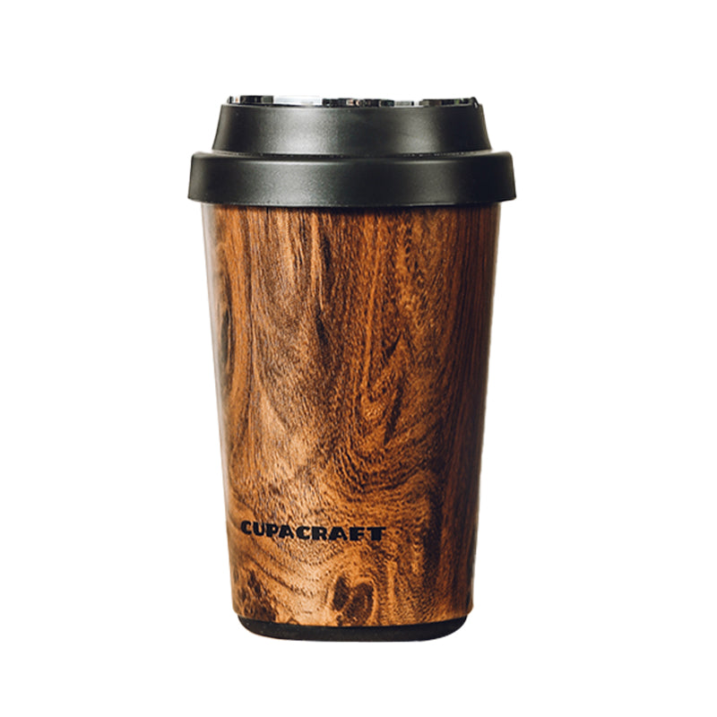 CC-002 330ml Coffee Cup Ceramic Coating-Woodgrain