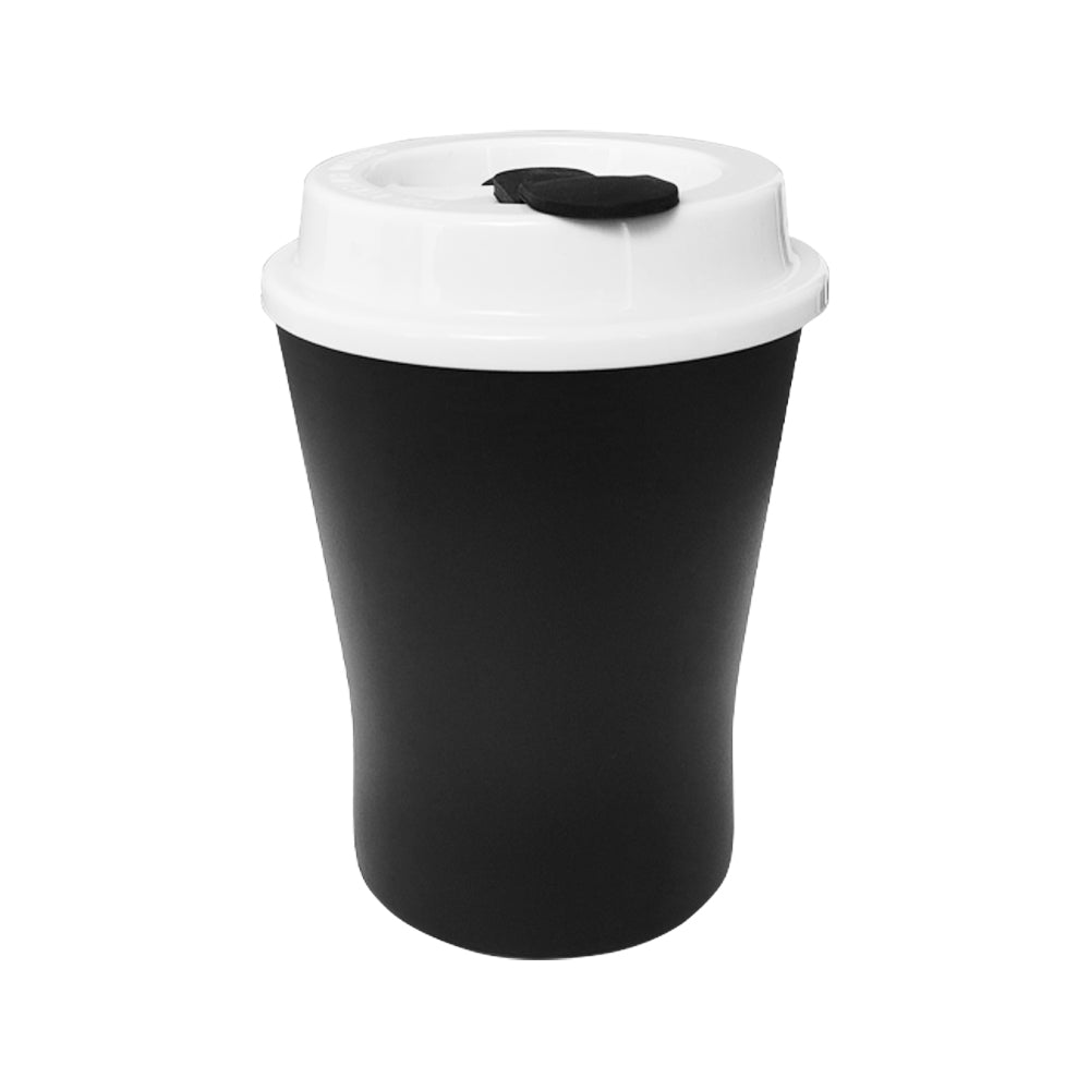 Insulated Enamel Coffee Mug 300ml Capactiy- Black